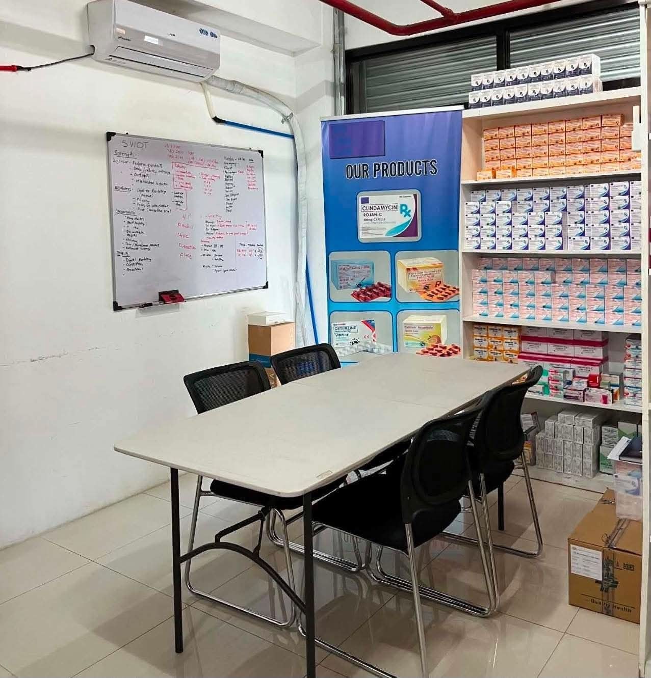 Rojanzar Pharmacy meeting and planning room